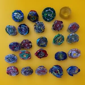 Huge Beyblade Burst Lot Beyblades And Launchers Hasbro Takara Tomy Rare Anime